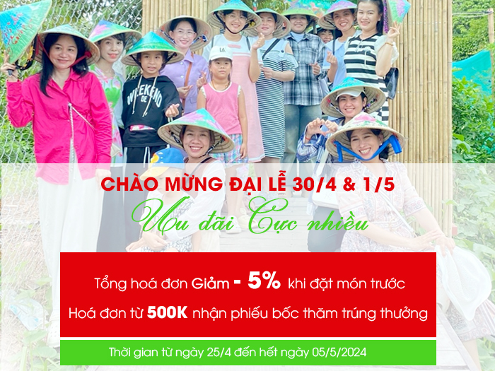 Chào mừng Đại Lễ - Ưu đãi cực nhiều