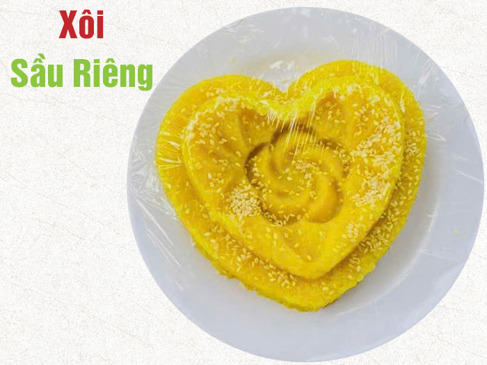 Xôi sầu riêng thơm ngon chuẩn vị