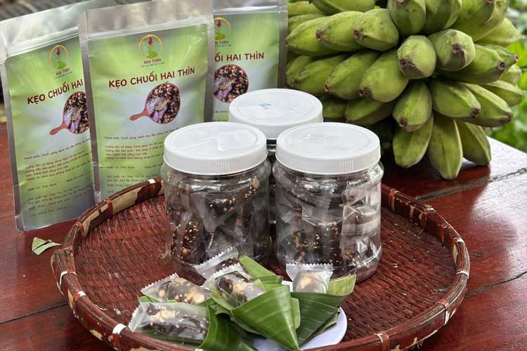 Kẹo chuối Hai Thìn - Sản phẩm gia truyền hương vị quê hương